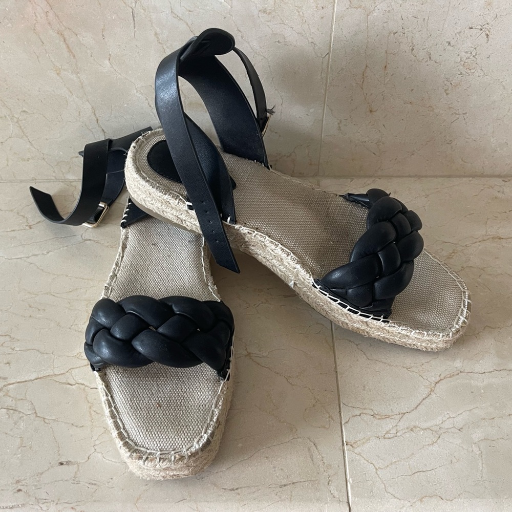 H&M Braided Platform Sandals